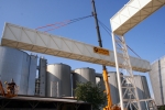 Brückenkonstruktion für den Agrana Zuckersilo 6 in Tulln